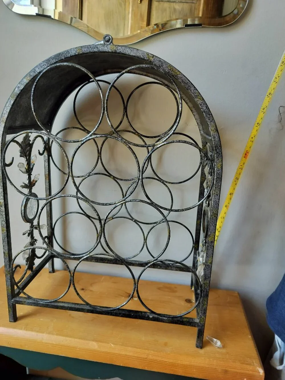 Lightweight Metal Wine Rack
